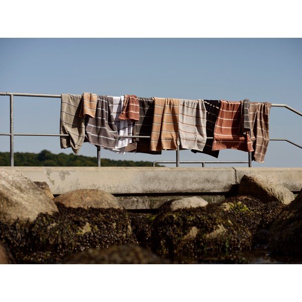 Čierny/svetlosivý bavlnený uterák 50x100 cm Sauna – Zone-image-4