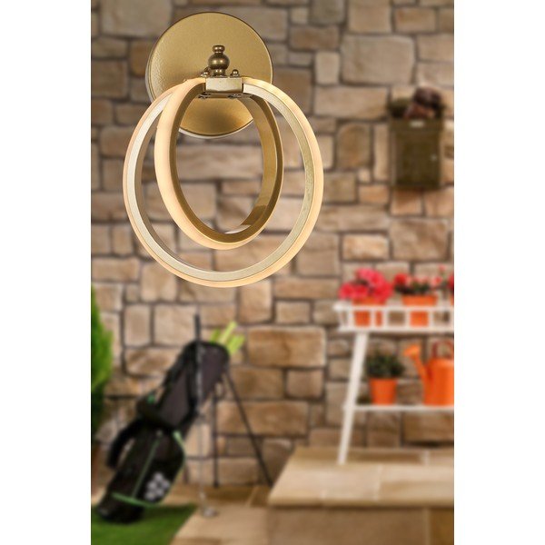 Kovové LED nástenné svietidlo v bronzovej farbe Sezen – Squid Lighting-image-1