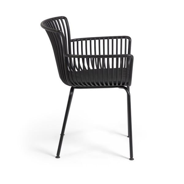 Čierna záhradná stolička Kave Home Surpika-image-3