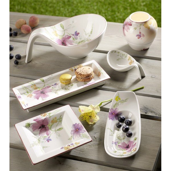 Servírovací porcelánový podnos s motívom kvetín Villeroy & Boch Mariefleur Gifts-image-1
