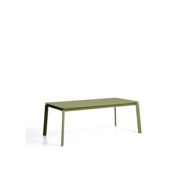 Kovový záhradný jedálenský stôl 100x205 cm Brela – Kave Home-image-4