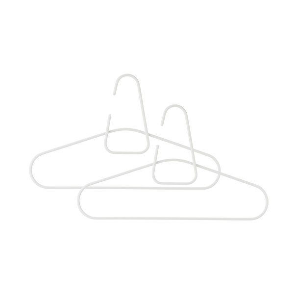 Súprava 2 bielych kovových vešiakov Zone A-hanger-image-1