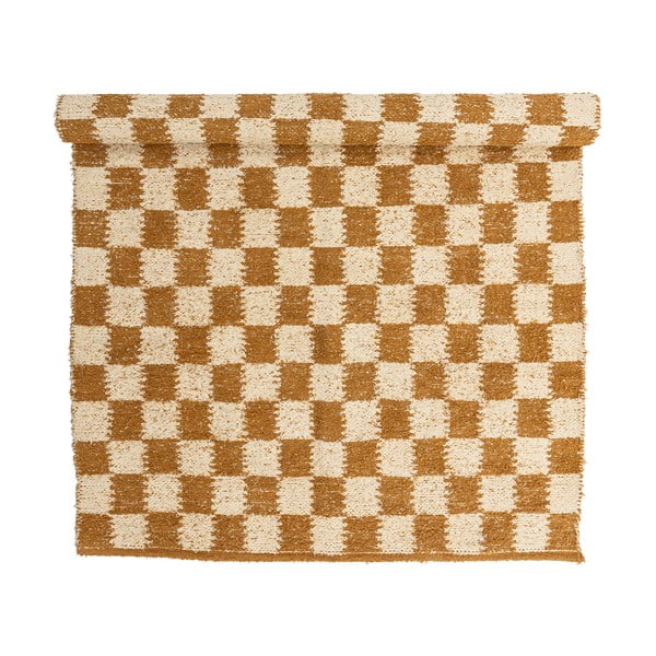 Béžový/jantárový bavlnený koberec 140x200 cm Chola – Bloomingville-image-4