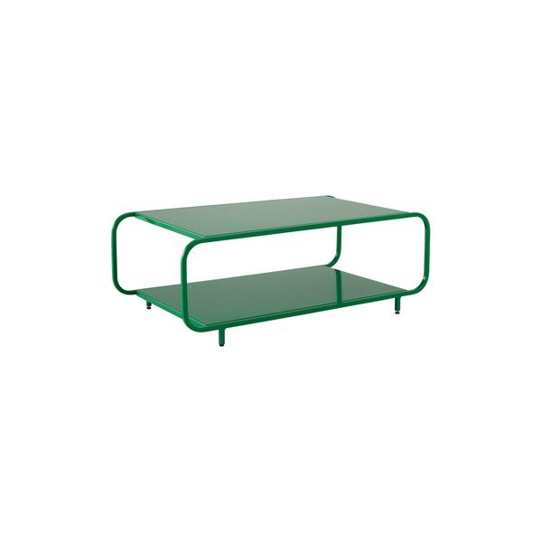 Zelený kovový konferenčný stolík 55x100 cm Anzac – Jotex-image-2