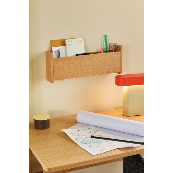 Oranžovo-béžová stolová lampa (výška 25 cm) Sleek – Hübsch-image-2