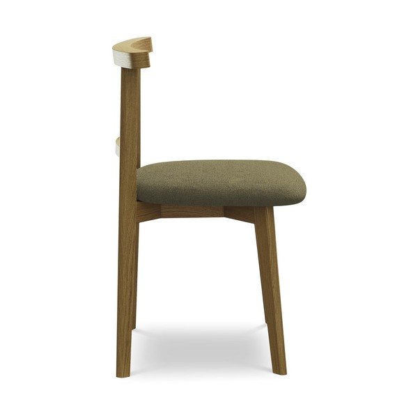 Zelená jedálenská stolička z masívneho dreva Ohelo – Makamii-image-2