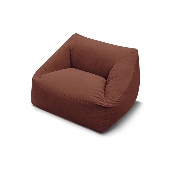 Oranžový menčestrový sedací vak Lilibet – Bobochic Paris-image-4