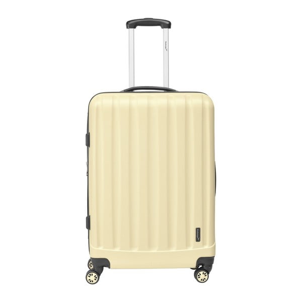 Krémový cestovný kufor Packenger Koffer, 112 l