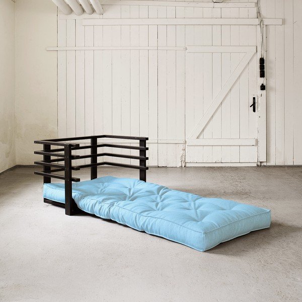 Rozkladacie kreslo Karup Funk Black/Celeste-image-1