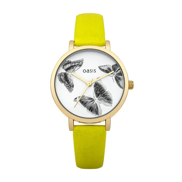 Žlté dámske hodinky Oasis Jungle