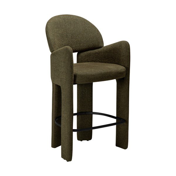 Khaki barová stolička (výška sedadla 68,5 cm) Aole – DAN-FORM Denmark