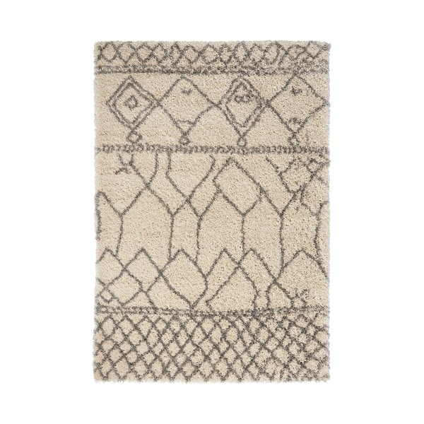 Krémovobiely koberec Think Rugs Scandi Berber, 120 x 170 cm