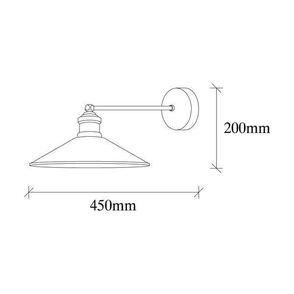 Nástenné svietidlo v bronzovej farbe ø 30 cm Dodo – Opviq lights-image-4