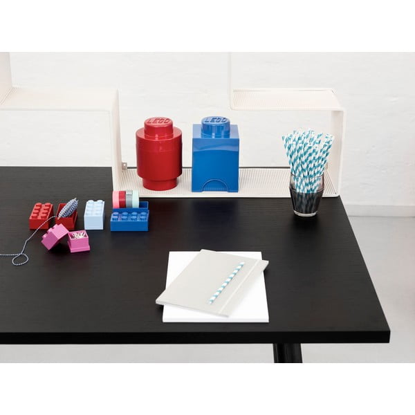 Modrý úložný okrúhly box LEGO®-image-4