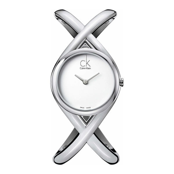 Dámske strieborné hodinky Calvin Klein K2L23120
