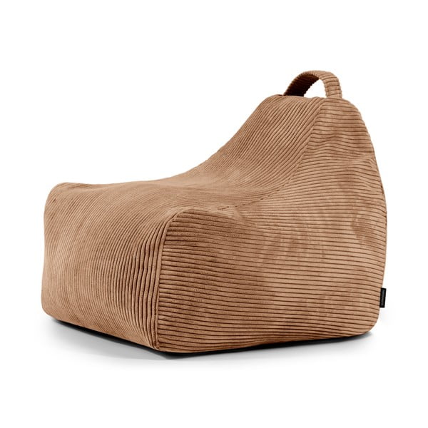 Hnedý menčestrový detský sedací vak Game Amuse – SLOWDOWN