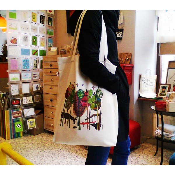 Plátenná taška Spiaca princezná-image-2