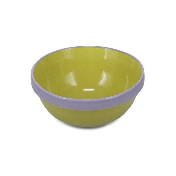 Zelená/fialová kameninová miska 710 ml Duo – ONA