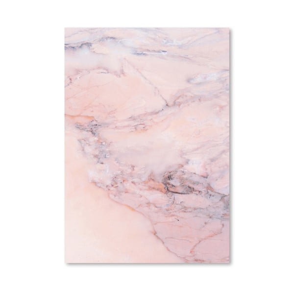 Plagát Americanflat Pink Marble, 30 × 42 cm