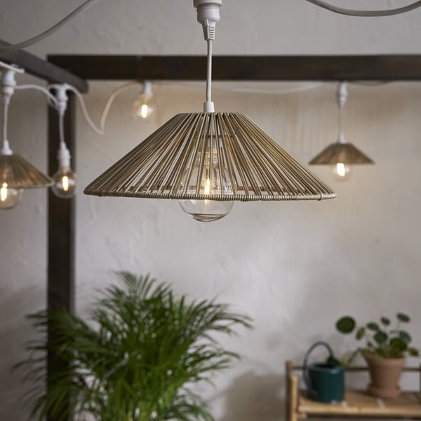 Béžové tienidlo ø 38 cm Vide – Star Trading-image-1