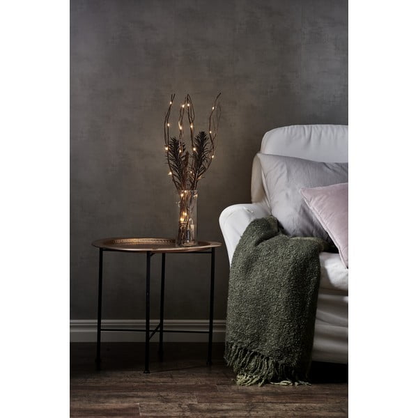 Hnedá svetelná dekorácia ø 8 cm Willow – Star Trading-image-3