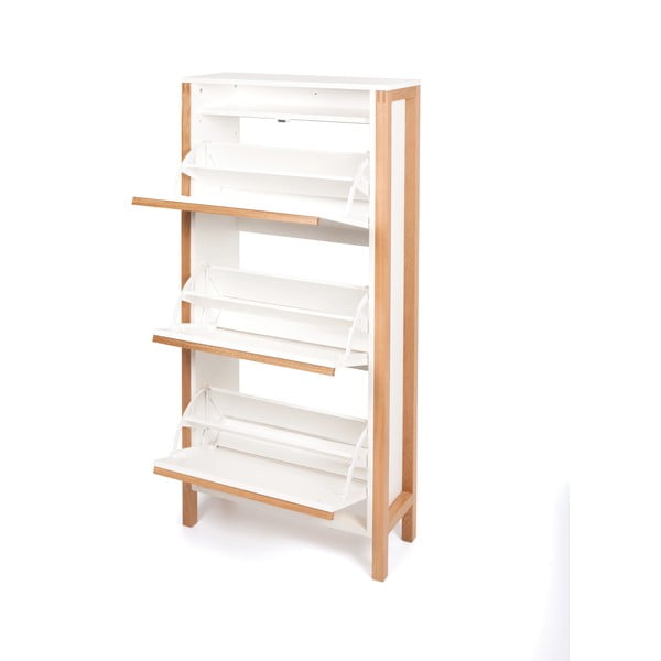 Skrinka na topánky s 3 zásuvkami Woodman Northgate-image-3