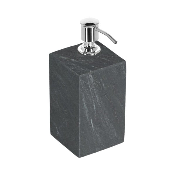 Tmavosivý mramorový dávkovač mydla 200 ml Aixa – Kave Home