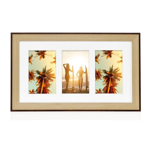 Drevený rámik na fotografie 10 x 15 cm Andrea House Trio