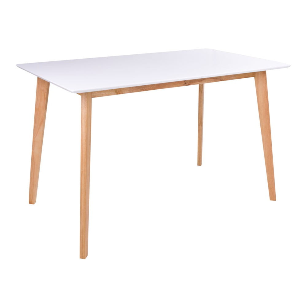 Jedálenský stôl s bielou doskou Bonami Essentials Vojens, 120 x 70 cm