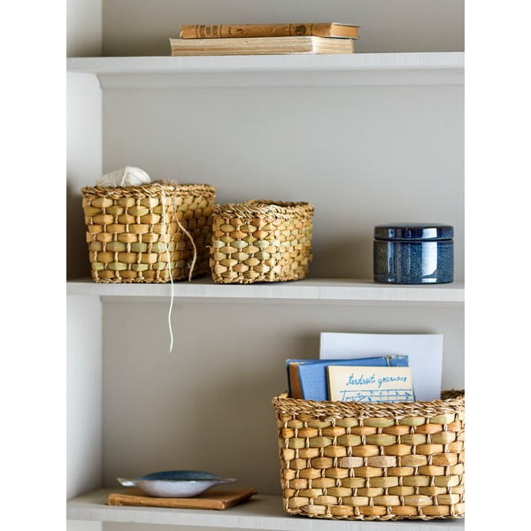 Košíky z morskej trávy v súprave 3 ks 26x16x16 cm Ramon – Bloomingville-image-1