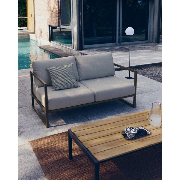 Vnútorný a vonkajší koberec z recyklovaných vlákien v terakotovej farbe 160x230 cm Despas – Kave Home-image-1