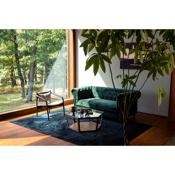 Konferenčný stolík so sklenenou doskou v tmavo prírodnej farbe 80x92,5 cm Sita – Dutchbone-image-4