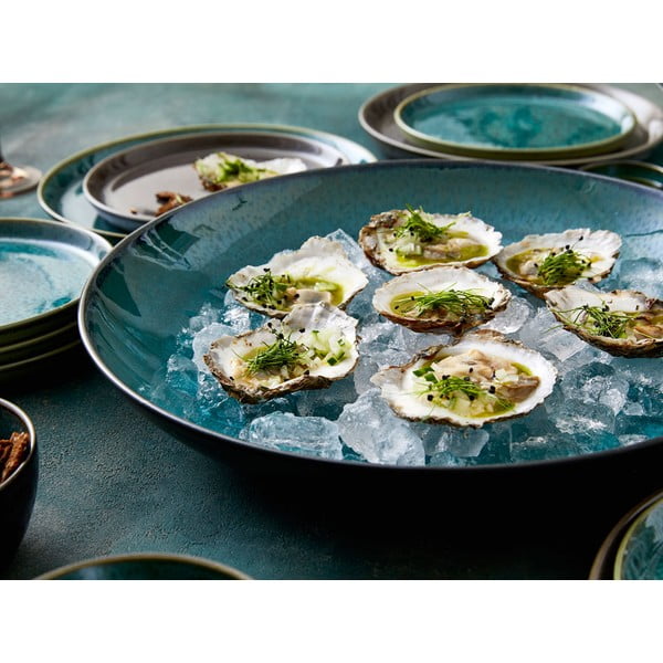 Zelená/čierna misa z kameniny ø 40 cm Gastro Black/Green – Bitz-image-2