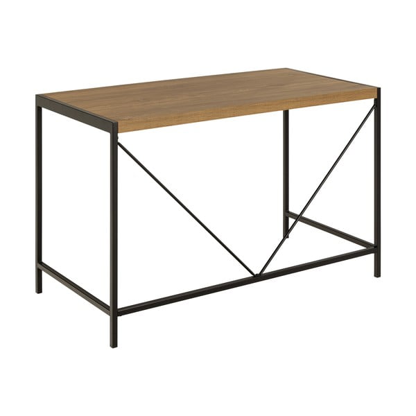 Pracovný stôl v dekore duba 60x120 cm Bahamas – Actona-image-3