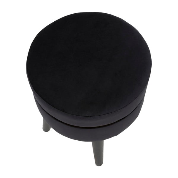 Čierna polstrovaná stolička Mauro Ferretti Paris-image-4