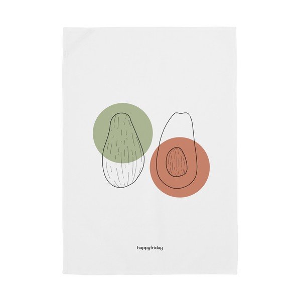 Bavlnené utierky v súprave 2 ks 50x70 cm Avocado – Happy Friday-image-2