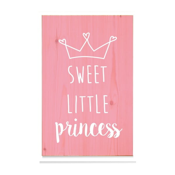Drevená ceduľa Sweet Little Princess