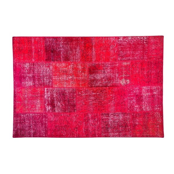 Vlnený koberec Allmode Red, 150x80 cm