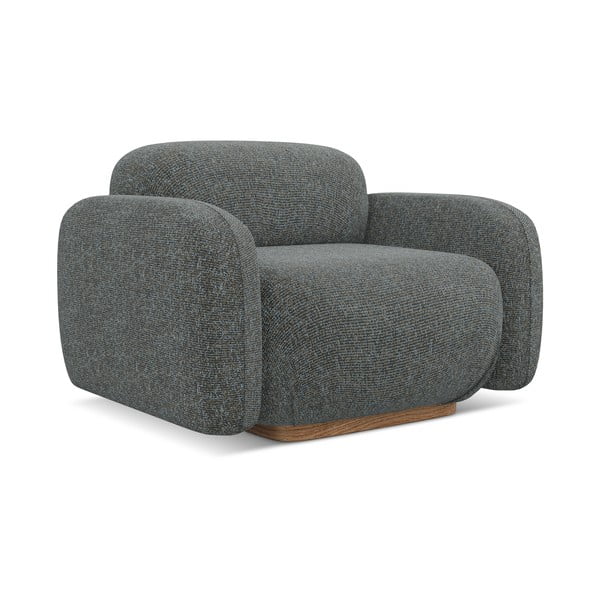 Sivé kreslo Ailani – Makamii