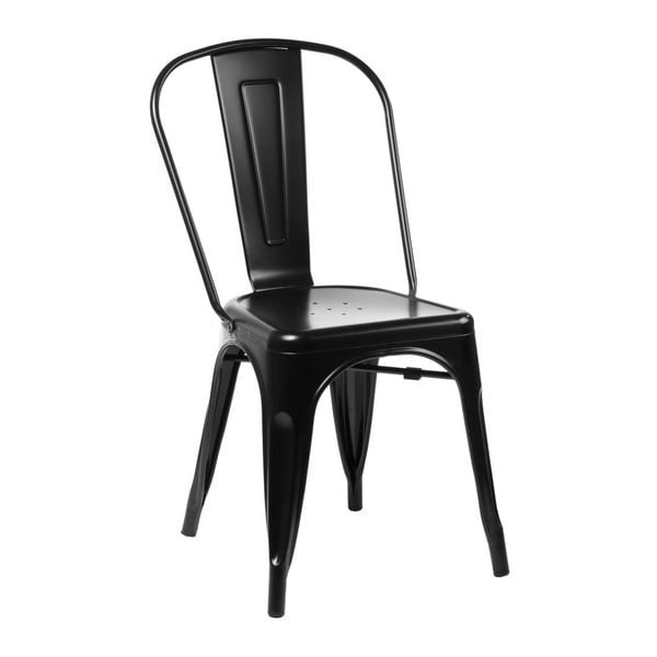 Čierna stolička D2 Paris