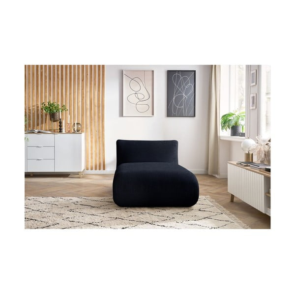 Tmavomodrý menčestrový modul pohovky Lecomte - Bobochic Paris-image-1