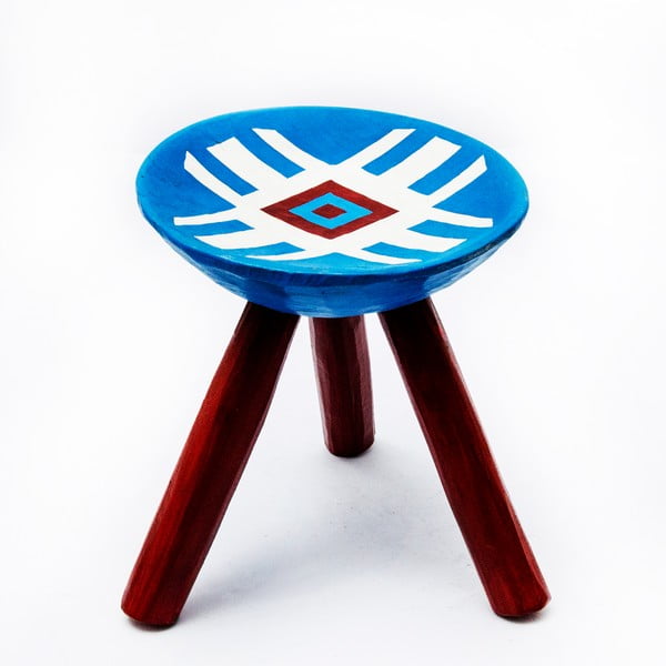 Ručně maľovaná stolička Lunca, 28 cm