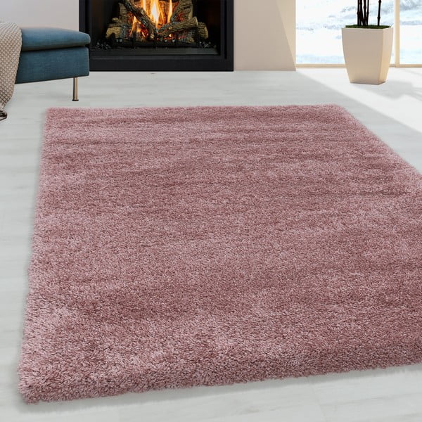 Ružový koberec 120x170 cm Fluffy – Ayyildiz Carpets-image-1