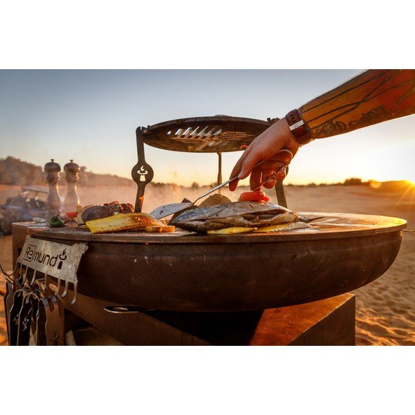 Oceľová nadstavba nad ohnisko Remundi Topper M-image-1