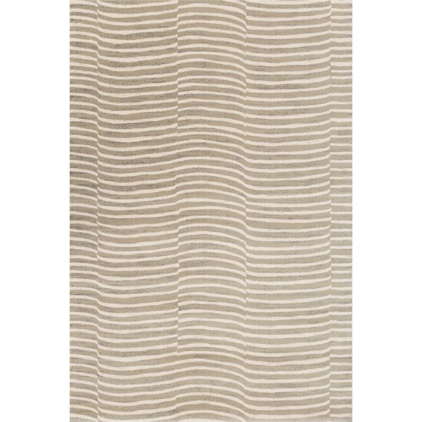 Sivobéžový vlnený koberec 133x190 cm Agnus Tides – Agnella