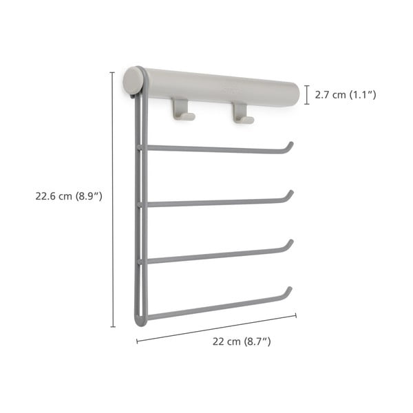 Kovový vešiak na kravaty a opasky Orderly – Joseph Joseph-image-4