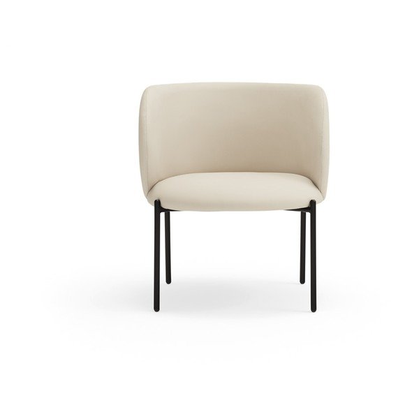 Biele kreslo z imitácie kože Mogi - Teulat-image-2