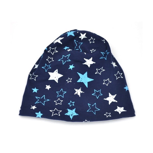 Detská čapica Stars, tmavomodrá