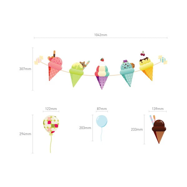 Samolepka Fanastick Ice Cream Party-image-2