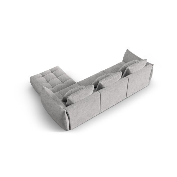 Svetlosivá rohová pohovka (variabilný roh) Bloom – Micadoni Home-image-3